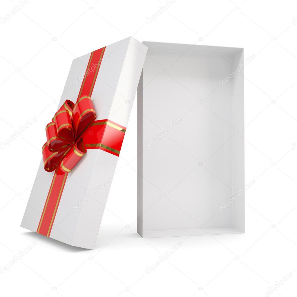 Open gift box — Stock Photo © cherezoff 18648083