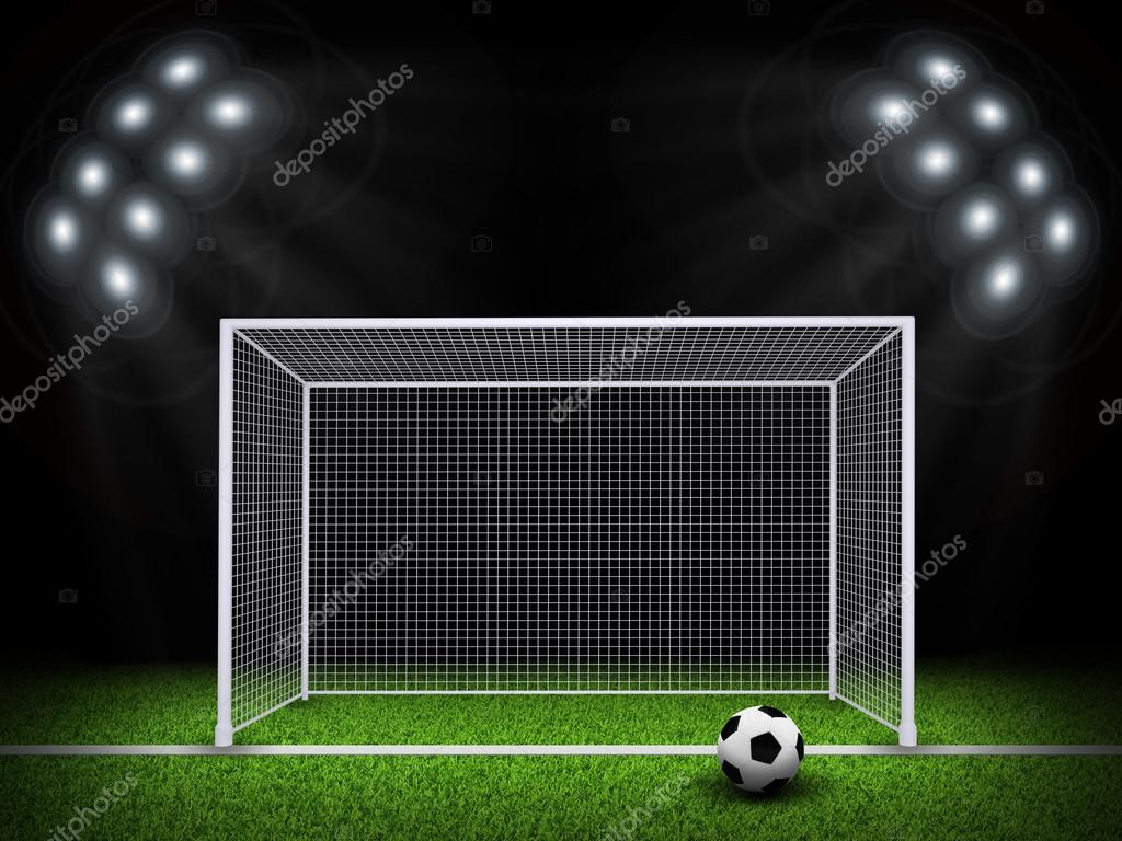 Cancello di calcio - Foto Stock: Foto, Immagini © cherezoff 46509547