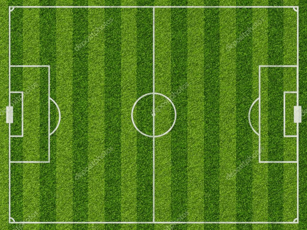 Empty football field with markup Stock Photo by ©cherezoff 46509931