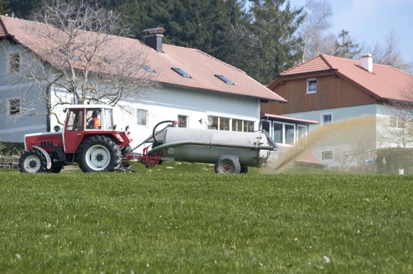 Muck Spreading — Stock Photo, Image