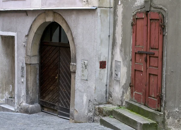 Veraltete Gasse Stockbild