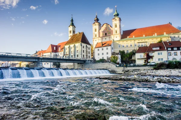 Stadsgezicht van steyr — Stockfoto