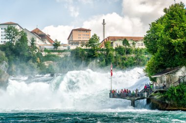 Rheinfall in Swiss clipart