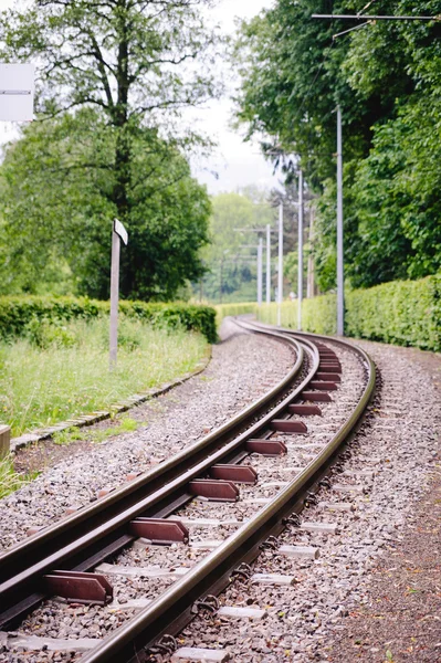 Railway in an austrian Landscape — Stock Photo, Image