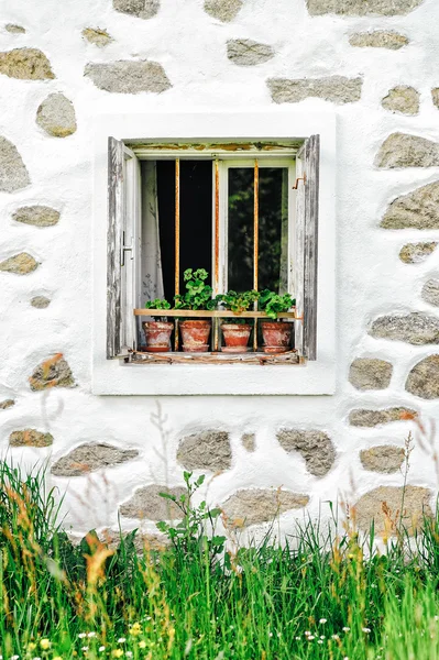 농장의 창 — 스톡 사진
