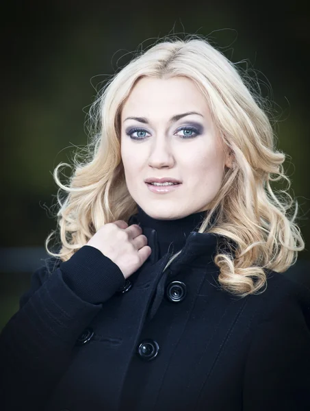 Blonde Woman with long hair — Stock Photo, Image