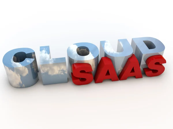 Cloud SAAS — Stock Photo, Image