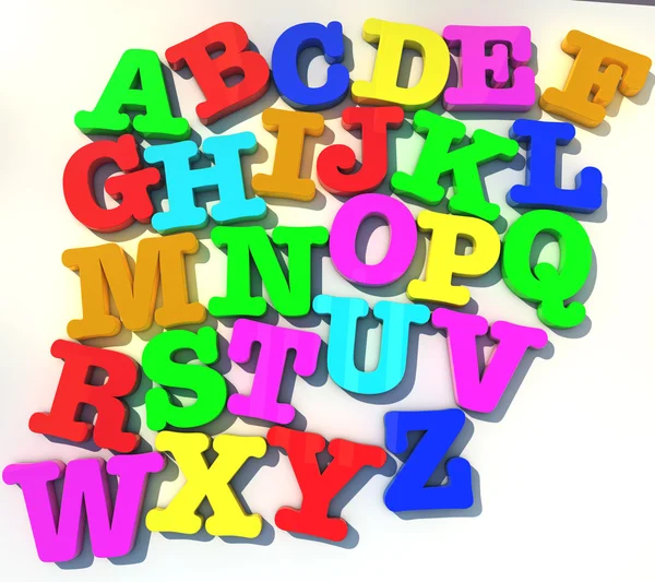 Alfabeto abcd — Fotografia de Stock