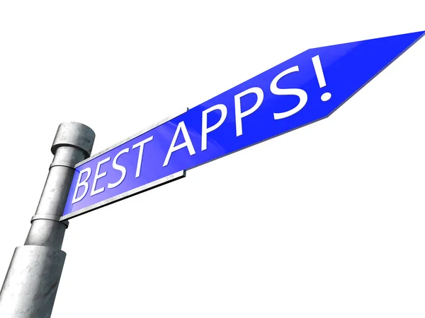 Die besten Apps — Stockfoto