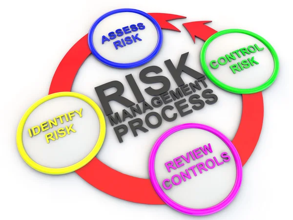 Risk managemtnt süreci — Stok fotoğraf