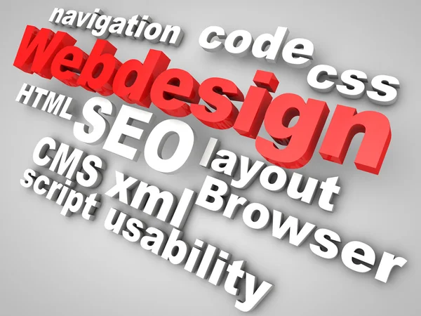 Webdesign SEO — Stockfoto