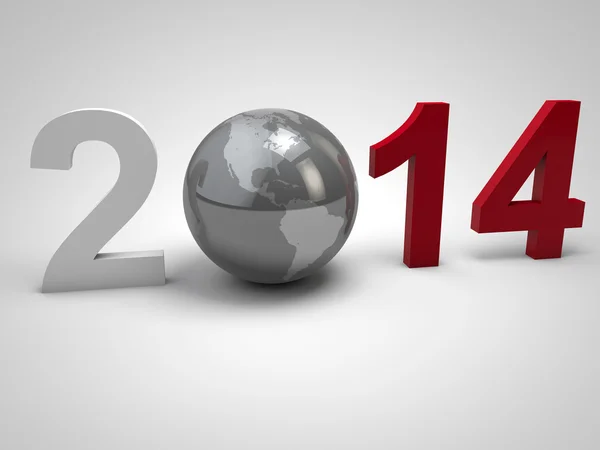 Nowy rok 2014 — Zdjęcie stockowe