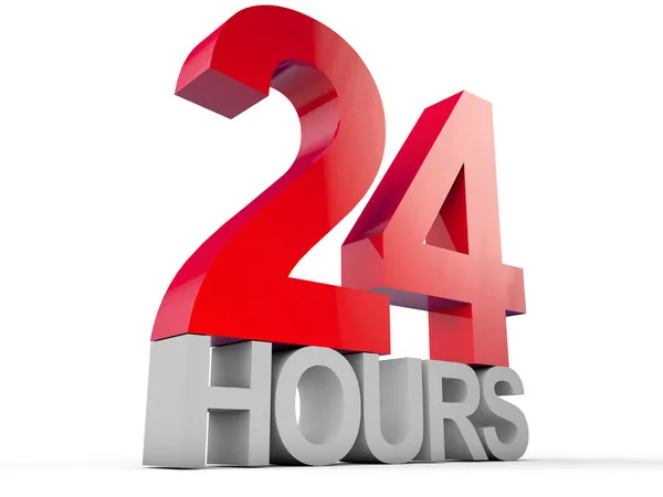 24 hours — Stock Photo, Image