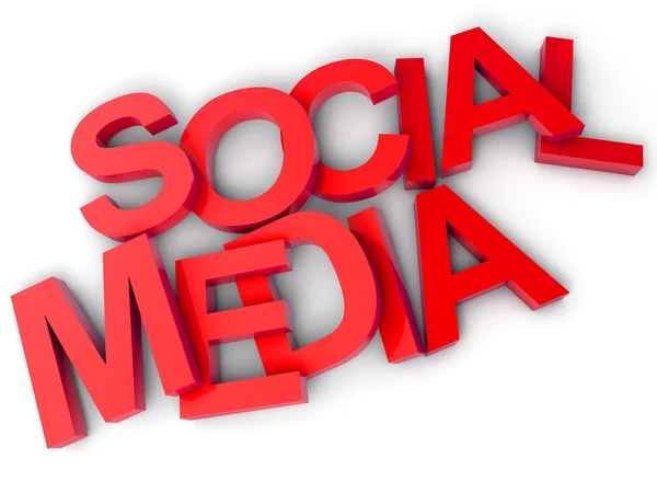 Redes sociales — Foto de Stock