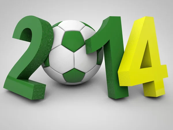 Campeonato Mundial de Futebol Brasil 2014 Fotografias De Stock Royalty-Free