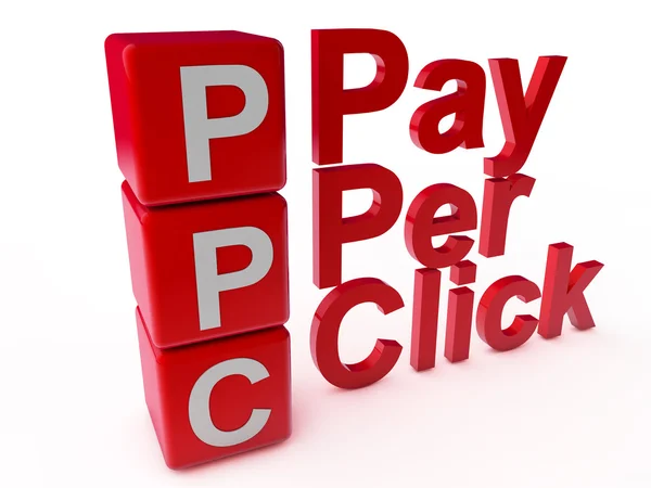 PPC betala per klick — Stockfoto
