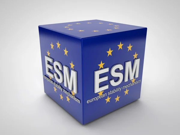 Europeiska stabilitetsmekanismen ESM — Stockfoto