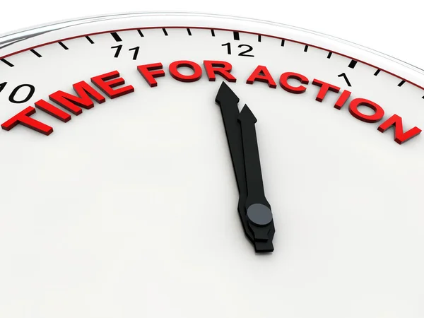 Time for Action — Stock Photo, Image