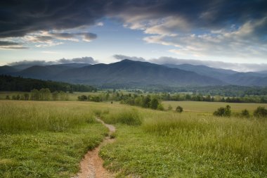 Path to the Mountains clipart