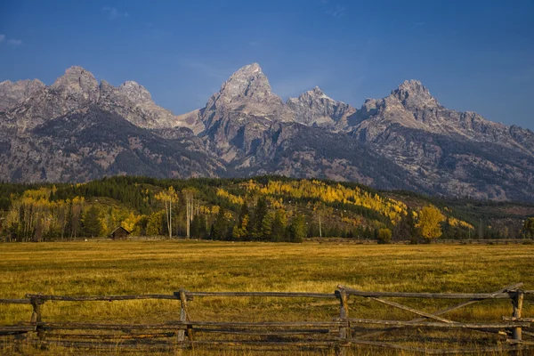 Tetons at Autumn — Stock Photo, Image