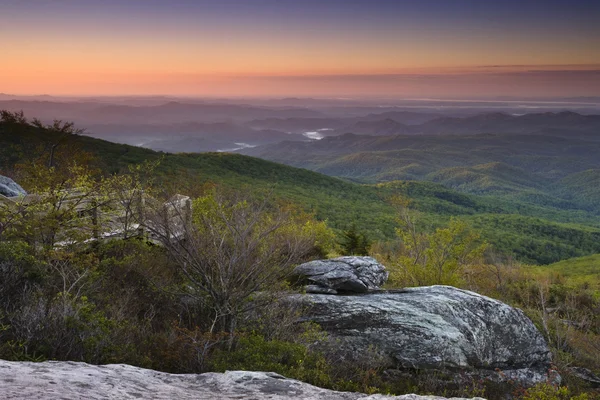 Blue ridge ráno — Stock fotografie