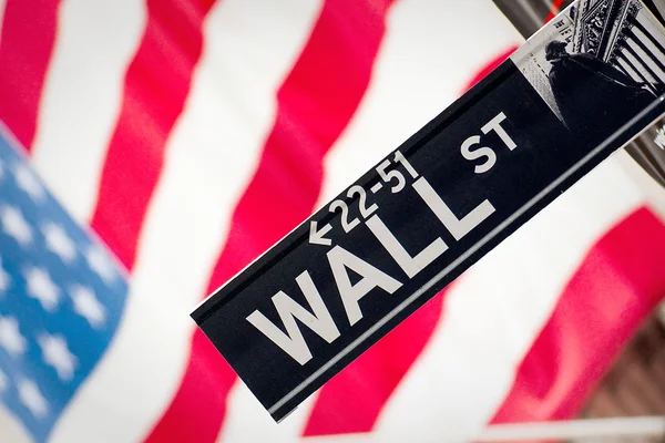 Wall Street Przewodniczący — Zdjęcie stockowe