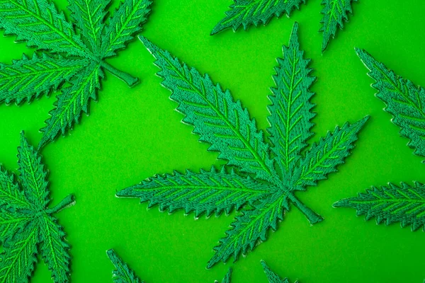Happy 420 Cannabis Indica Blatt Und Marihuana Hintergrundmuster Konzeptthema Mit — Stockfoto