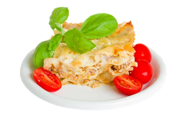 Cross section of lasagna — Stock Photo, Image