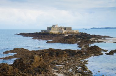 Fort ulusal, saint malo, brittany, Fransa