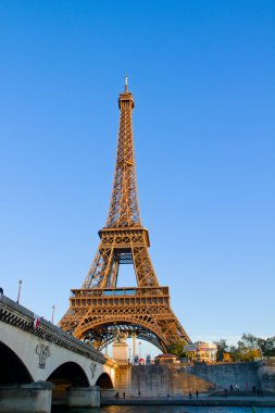 Eyfel tour ve seine, Fransa