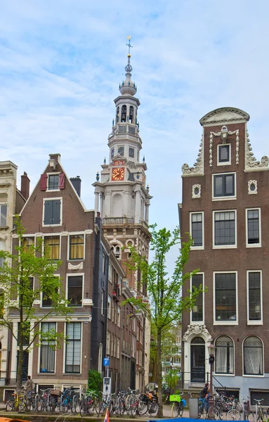 Cidade velha de Amsterdã, Holanda — Fotografia de Stock