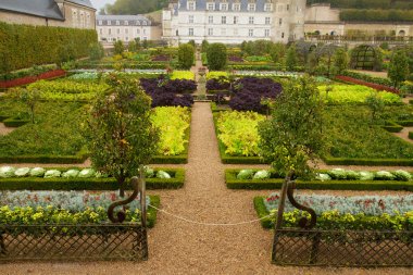 bahçede villandry chateau, Fransa