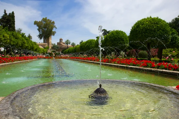 Çeşme bahçelerde alcazar, cordoba, İspanya
