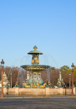 ünlü çeşme banın de la Concorde, paris