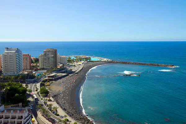 Skyline of Puerto de la Cruz, Tenerife, Spain — Stock Photo, Image