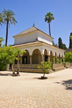 Pabellón, carlos v alcazar, sevilla, İspanya