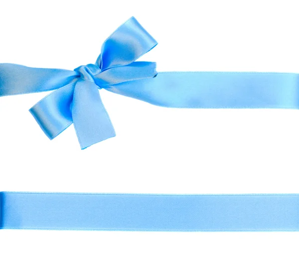 Blue bow — Stock Photo, Image