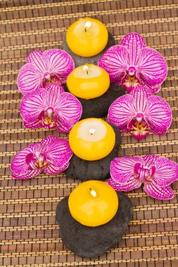 yanan mumlar ile spa terapisi olay