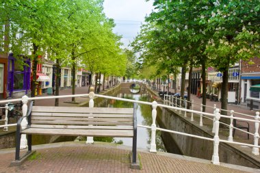 Köprü eski şehir, delft, Hollanda