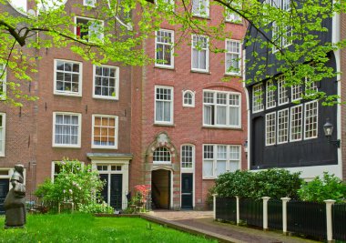 begijhof bahçesinde, amsterdam, Hollanda