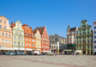 Wroclaw kare solny eski evler