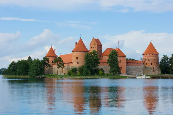 Castillo de Tracai en Lituania — Foto de Stock