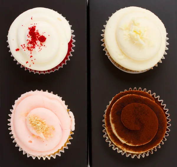 Cuatro de cupcakes — Foto de Stock