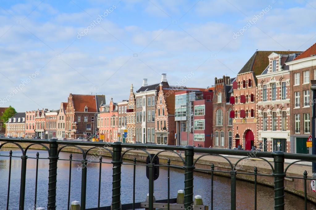 Historical houses in old Haarlem, Holland Stock Photo by ©Neirfys 25409055
