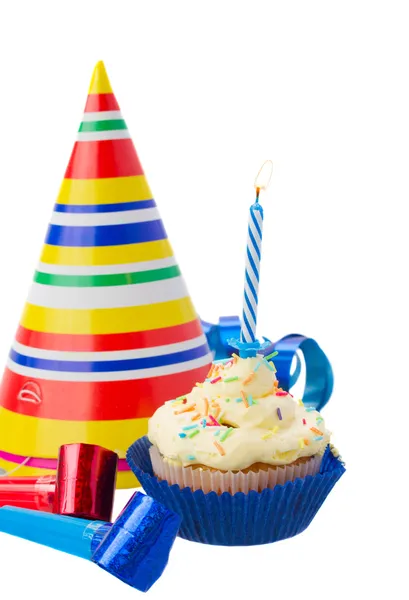 Cupcake de cumpleaños —  Fotos de Stock