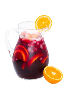 sangria şarap kavanoz