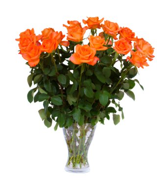 vazoda portakal gülleri