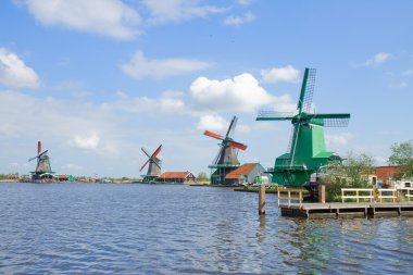 zaanse Schans'a görünümünü