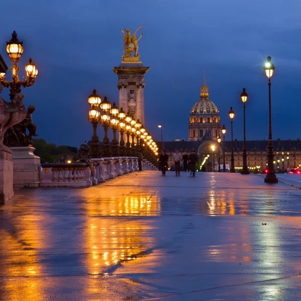 Ponte de Alexandre III, Paris, França — Fotografia de Stock