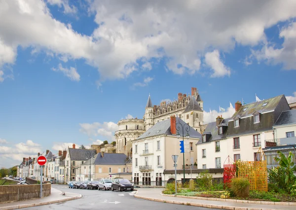 Улица в Amboise, France — стоковое фото